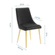 Viscount Modern Accent Performance Velvet Dining Chair by Modway| Black