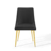 Viscount Modern Accent Performance Velvet Dining Chair by Modway| Black
