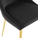 Viscount Modern Accent Performance Velvet Dining Chair by Modway| Black