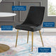 Viscount Modern Accent Performance Velvet Dining Chair by Modway| Black