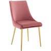 Viscount Modern Accent Performance Velvet Dining Chair  - No Shipping Charges