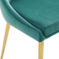 Modway Viscount Modern Accent Performance Velvet Dining Chair Teal MDY-EEI-3416-TEA