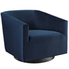 Twist Accent Lounge Performance Velvet Swivel Chair - No Shipping Charges