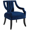 Harken Performance Velvet Accent Chair  - No Shipping Charges