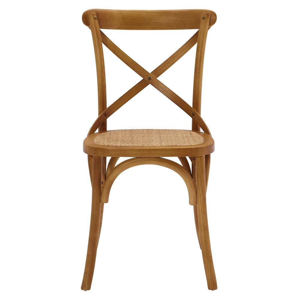 Gear Dining Side Chair Set of 4 in Walnut
