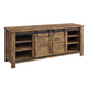 Cheshire 71" Rustic Sliding Door TV Stand by Modway| Brown