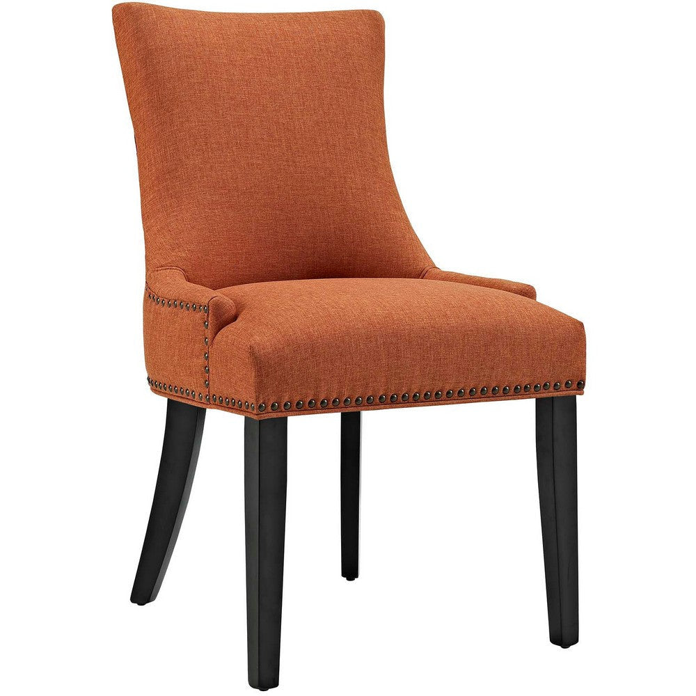 Modway Marquis Fabric Set of 4 Four Dining Chairs Orange MDY-EEI-3497-ORA