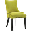 Modway Marquis Modern Upholstered Fabric Four Dining Chairs with Nailhead Trim in Wheatgrass MDY-EEI-3497-WHE