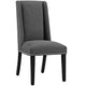 Baron Fabric Dining Chair Set of 4 by Modway| Gray