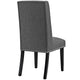 Baron Fabric Dining Chair Set of 4 by Modway| Gray