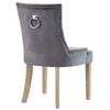 Pose Performance Velvet Dining Chair Set of 2 by Modway| Gray