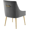 Discern Upholstered Performance Velvet Dining Chair by Modway| Gray
