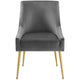 Discern Upholstered Performance Velvet Dining Chair by Modway| Gray