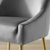 Discern Upholstered Performance Velvet Dining Chair by Modway| Gray