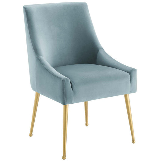 Discern Upholstered Performance Velvet Dining Chair By Casagear Home