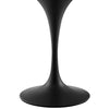 Lippa 28’’ Round Wood Dining Table MDY-EEI-3510-BLK-WHI