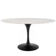 Lippa 60" Oval Artificial Marble Dining Table