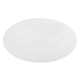 Modway Lippa 78’’ Oval-Shaped Mid-Century Modern Dining Table with White Wood Top and Black Base MDY-EEI-3540-BLK-WHI