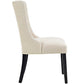 Modway Baronet Button Tufted Fabric Dining Chair - Set of 4 Beige MDY-EEI-3558-BEI