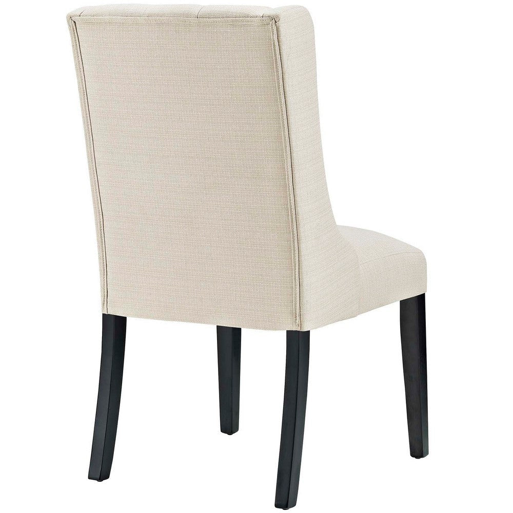 Modway Baronet Button Tufted Fabric Dining Chair - Set of 4 Beige MDY-EEI-3558-BEI