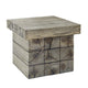 Manteo Rustic Coastal Outdoor Patio Side Table by Modway| Gray