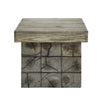 Manteo Rustic Coastal Outdoor Patio Side Table by Modway| Gray