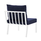 Riverside Outdoor Patio Aluminum Armless Chair - No Shipping Charges