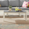 Riverside Aluminum Outdoor Patio Coffee Table by Modway| White