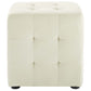 Contour Tufted Cube Performance Velvet Ottoman  - No Shipping Charges