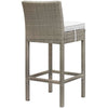 Conduit Outdoor Patio Wicker Rattan Bar Stool Set of 2 by Modway| White