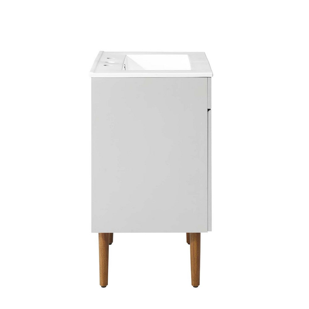 Harvest Bathroom Vanity by Modway| White