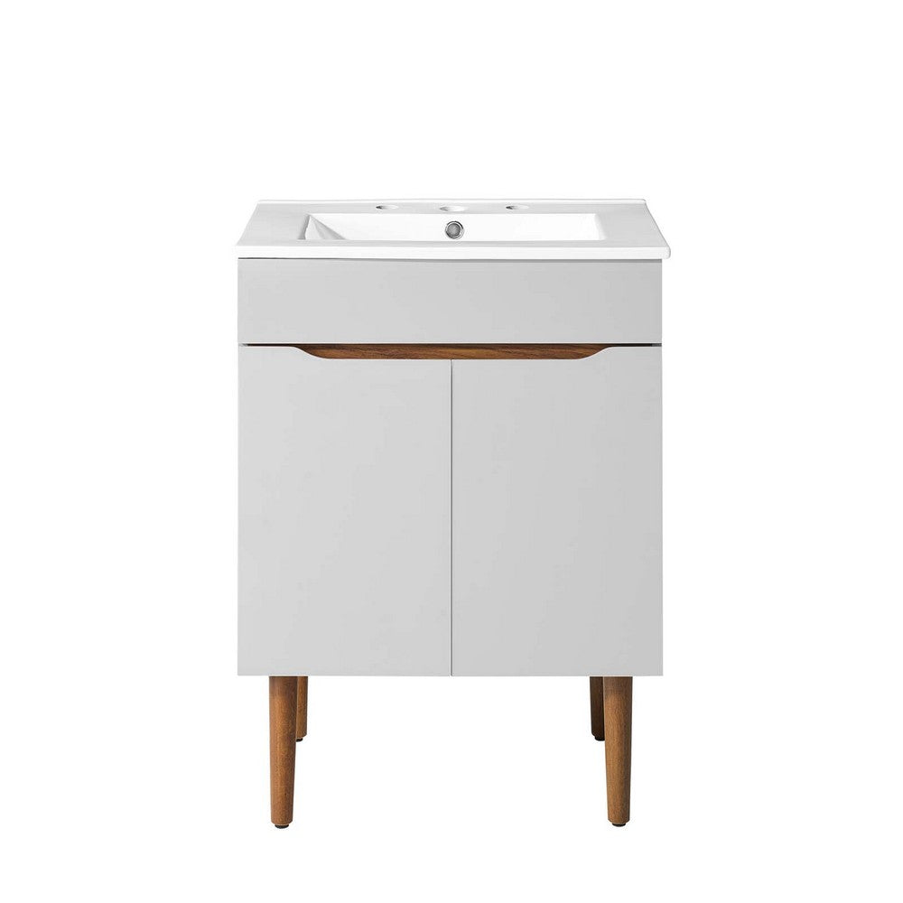 Harvest Bathroom Vanity by Modway| White