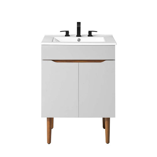 Harvest Bathroom Vanity by Modway| White