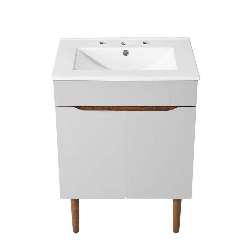 Harvest Bathroom Vanity by Modway| White