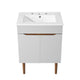 Harvest Bathroom Vanity by Modway| White