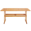 Hatteras 59" Rectangle Outdoor Patio Eucalyptus Wood Dining Table  - No Shipping Charges