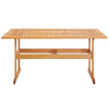Hatteras 59" Rectangle Outdoor Patio Eucalyptus Wood Dining Table  - No Shipping Charges