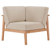 Modway Sedona Corner Chair, Natural Taupe