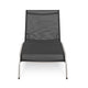Savannah Mesh Chaise Outdoor Patio Aluminum Lounge Chair by Modway| Black