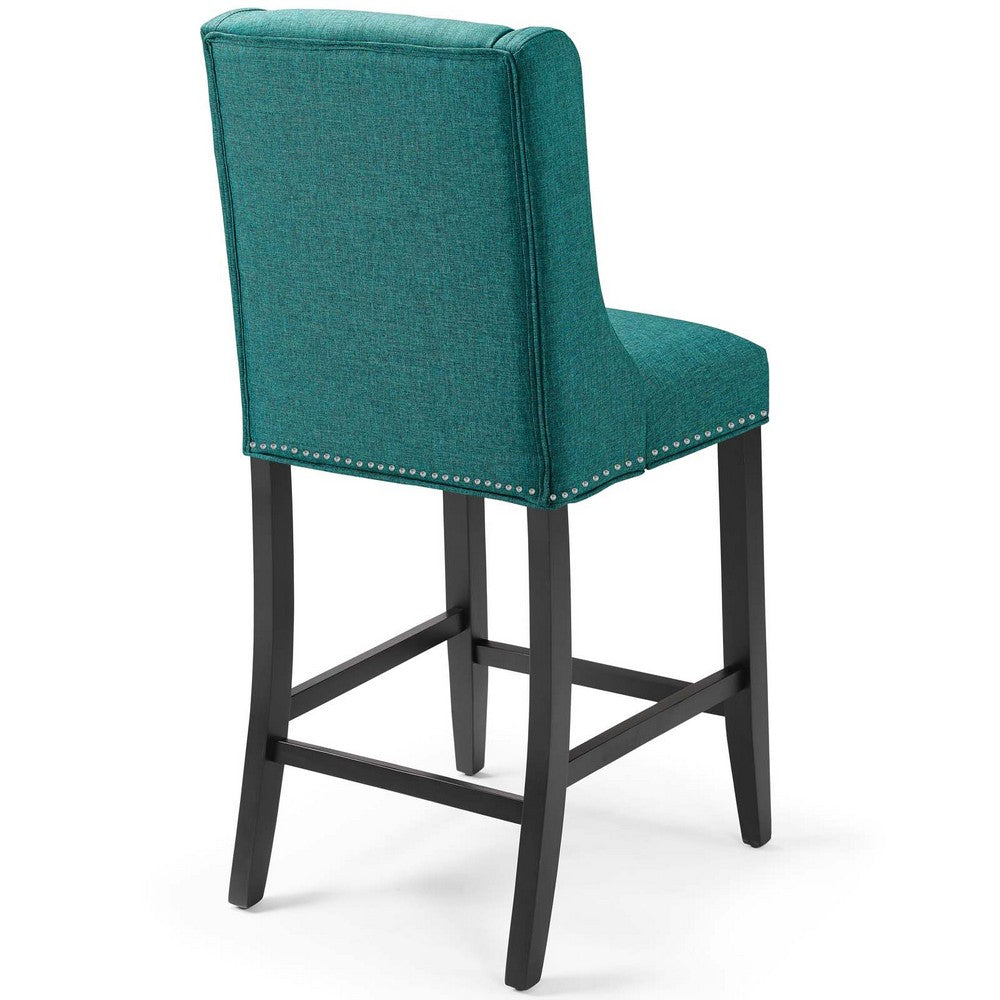 Baron Upholstered Fabric Counter Stool - No Shipping Charges