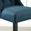 Baronet Tufted Button Upholstered Fabric Bar Stool - No Shipping Charges