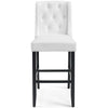 Baronet Tufted Button Faux Leather Bar Stool  - No Shipping Charges
