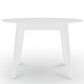 Vision 45’ Round Dining Table - No Shipping Charges MDY-EEI-3752-WHI