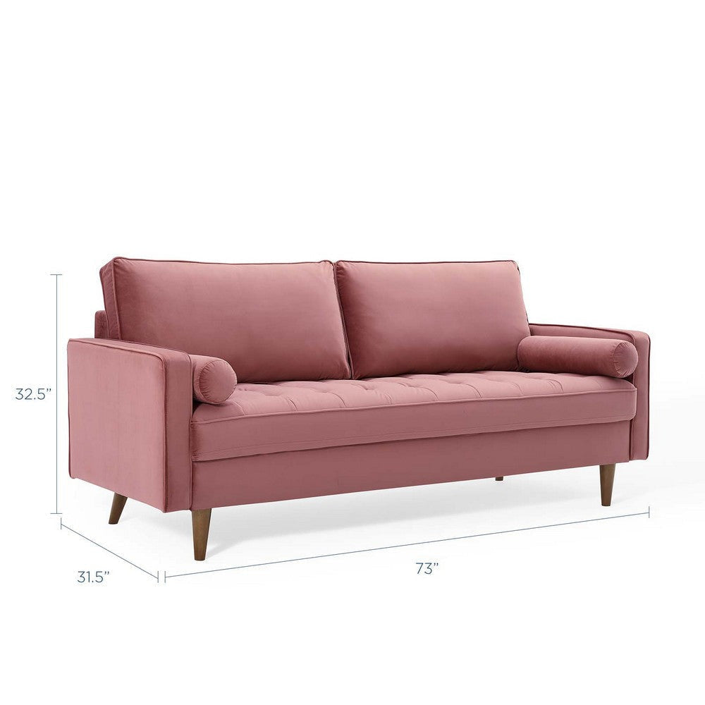 Valour Performance Velvet Sofa MDY-EEI-3764-DUS