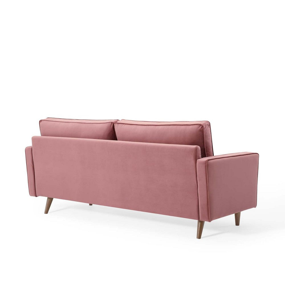 Valour Performance Velvet Sofa - No Shipping Charges MDY-EEI-3764-DUS