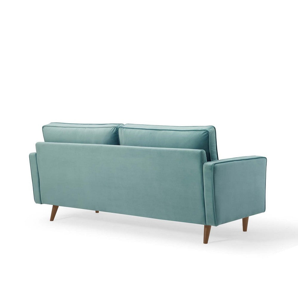 Modway Valour Performance Velvet Upholstered Tufted Sofa Mint MDY-EEI-3764-MIN