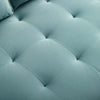 Modway Valour Performance Velvet Upholstered Tufted Sofa Mint MDY-EEI-3764-MIN