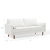 Modway Valour Performance Velvet Upholstered Tufted Sofa White MDY-EEI-3764-WHI