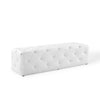 Anthem 60" Tufted Button Entryway Faux Leather Bench - No Shipping Charges