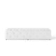 Modway EEI-3771-WHI Anthem 72" Tufted Button Entryway Faux Leather Bench, White